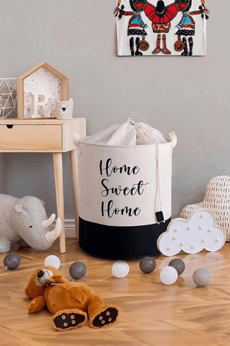 Aberto Design Cesta de Fieltro YLC412 Blanca